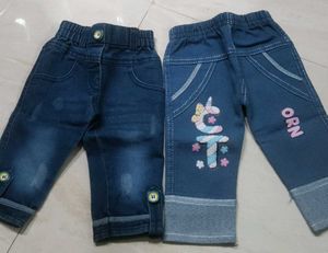 Cute Kids Denim Jeans set of 2