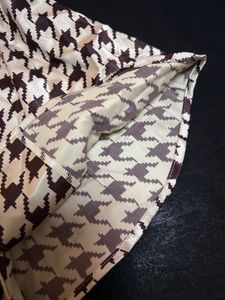 Houndstooth Print Top
