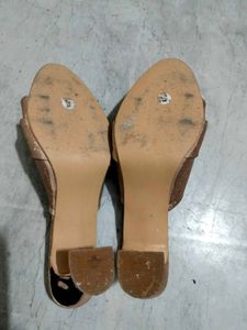 Sparkly Rose Gold Heels