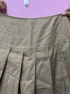 Pleated Mini Skirt