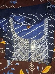 Stylish Blue Kurta Set