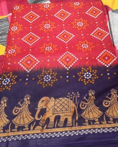 New💥Beautiful 100% Cotton Saree