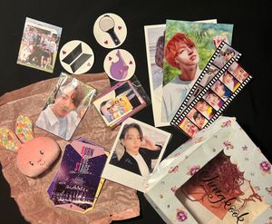 BTS Jungkook Photocards &amp; Stickers Set &amp; Tickets