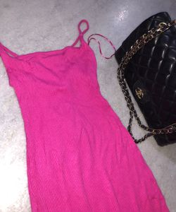 Pink Bodycorn Dress 💗from Bershka
