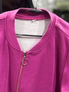 Stylish Pink 'Designer' Bomber Jacket
