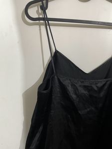 Women Satin Slip On Dress