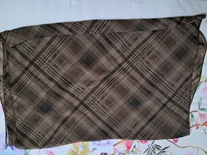 Brown Georgette Stole