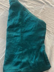 Embroidered Teal Ethnic Blouse