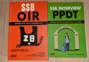 SSB OIR & PP&DT Interview Books