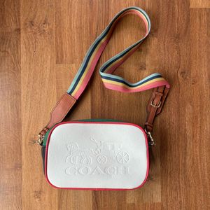 Coach Colorblock Jes Crossbody Bag with Rainbow St