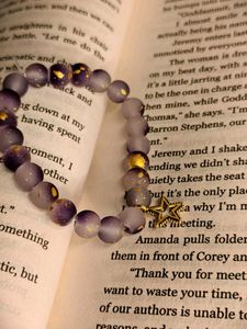 Purple Star Charm Bracelet