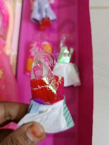 Vintage Barbie Doll - Pink Dress With Baby