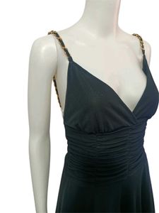 Fancy sleeveless Strappy Imported Black Dress
