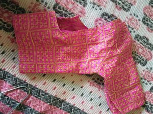 Beautiful Pink &amp; Gold Blouse