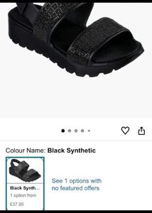 Black Skechers Sandals