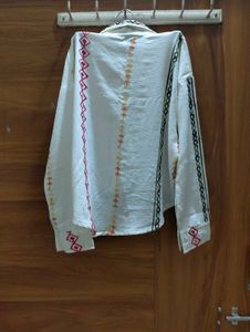 White Embroidered shirt