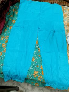 Salwar Cotton no draw string.