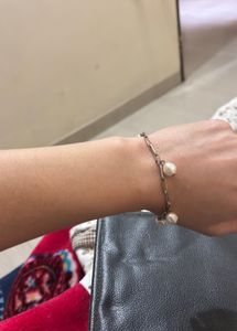 pearl charm bracelet