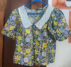 FLORAL CROP TOP