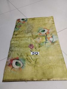 Light yellow design saree..
