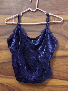 Velvet Camisole Top