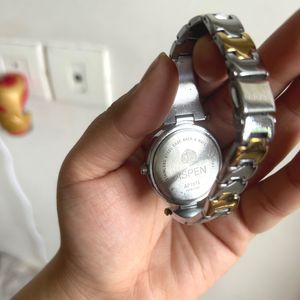 Aspen Quartz Watch - Crystal Embellished Dial