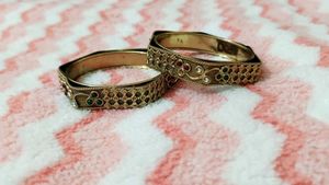 Exquisite Embellished Square Bangles