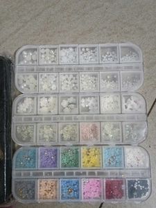 nail glitter colour
