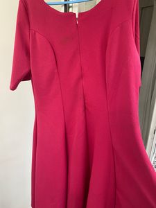 Aara Red Skater Dress