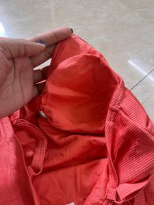 Coral Tie-Front One-Piece Swimsuit
