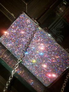 💎❤LOGUS Acrylic Metallic Clutch