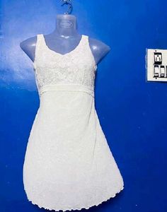 White Lace Dress 👗
