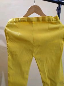 Yellow Pant With Pocket