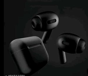 Black Wireless Earbuds with Charging Case