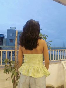 Cute Gingham Halter Top