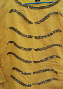 Mustard Yellow Designer A-Line Kurti Gown