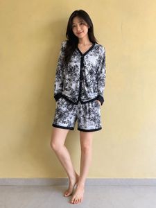 3 SET Chic Pajama with Vintage Print