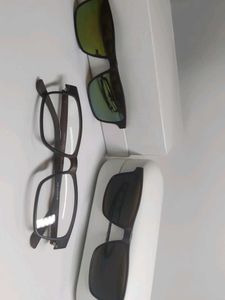 Clip-on Sunglasses with Prescription Frames