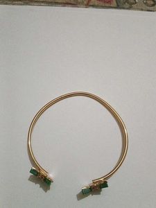 Elegant Green Butterfly Cuff Bracelet