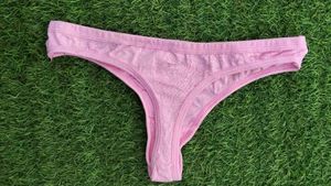 Pink Thong Underwear