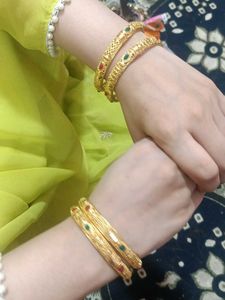 Elegant Gold Plated Bangles