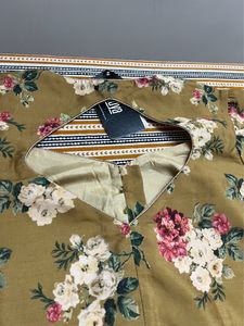 Indya Brand Gold With Floral Pattern Blouse