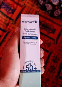 WishCare Niacinamide Fluid Sunscreen SPF 50+