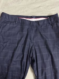 Allen Solly—Classic checked Plaid Trousers
