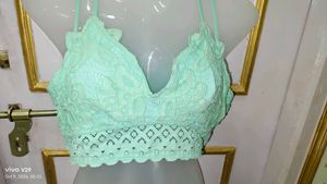 Mint Green Lace Bralette