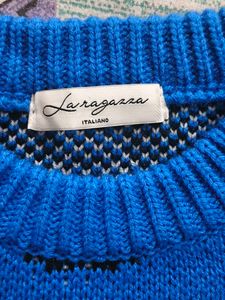 Blue Mickey Mouse Knit Sweater