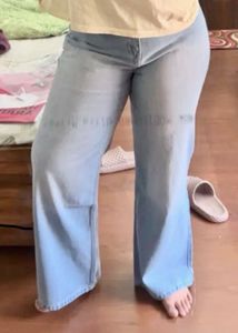 Light Wash Wide Leg Jeans