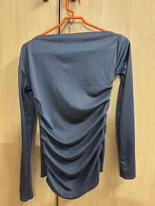 Stylish Ruched Long Sleeve Top