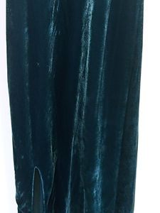 Bottle Green Velvet Maxi Dress/ Gown