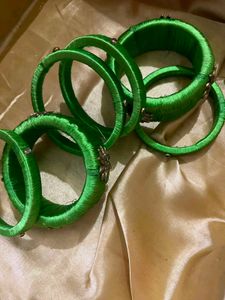 Vibrant Silk Thread Bangles